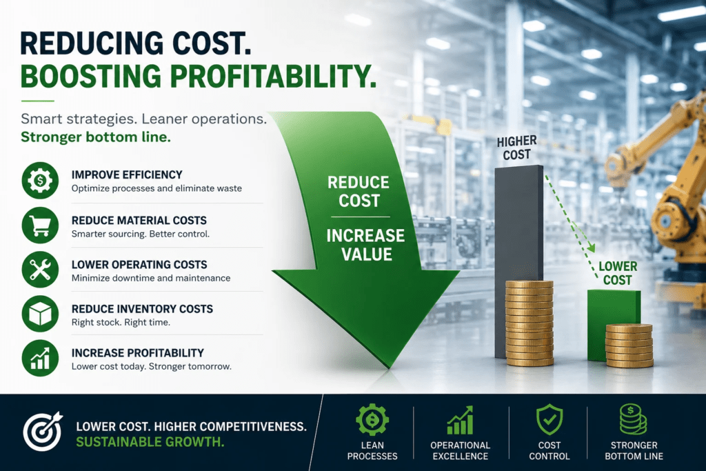Manufacturing cost optimization and engineering services for commercial food equipment
